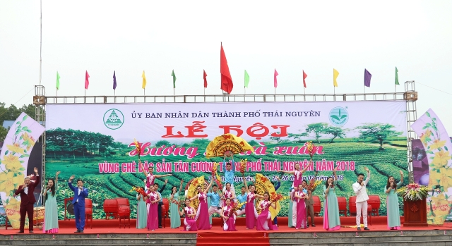 Lễ hội “Hương sắc Trà Xuân - Vùng chè đặc sản Tân Cương” thành phố Thái Nguyên năm 2018