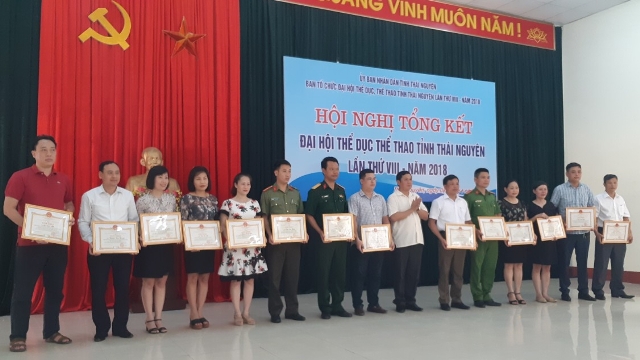 Hội nghị tổng kết Đại hội TDTT tỉnh Thái Nguyên  lần thứ VIII, năm 2018