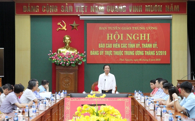 Hội nghị Báo cáo viên trực tuyến tháng 5 năm 2019