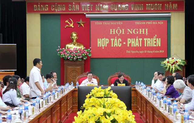 Thành phố Hà Nội và tỉnh Thái Nguyên tăng cường hợp tác, phát triển