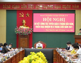 Hội nghị sơ kết 6 tháng đầu năm 2021